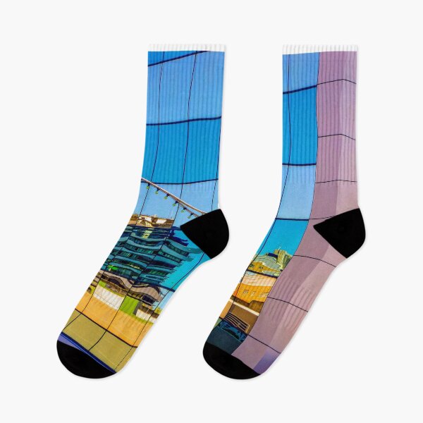 Item preview, Mirrored Reflections of Distorted Buildings. designed and sold by Stus RoadTrips.