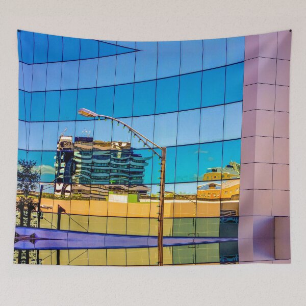 Item preview, Mirrored Reflections of Distorted Buildings. designed and sold by Stus RoadTrips.