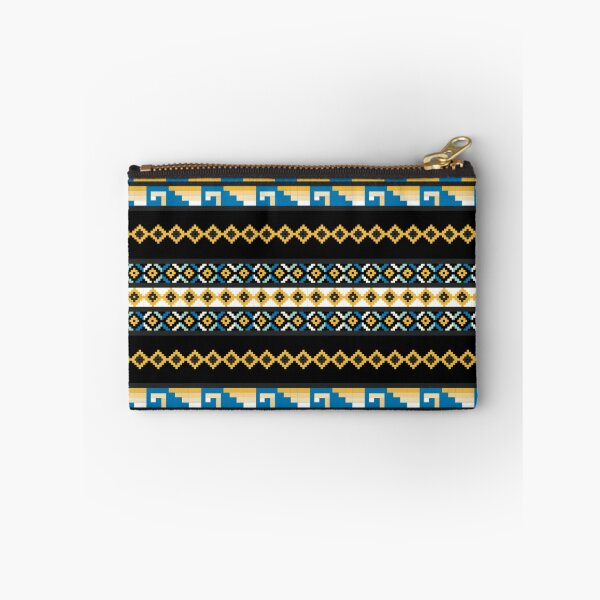 Item preview, retro diamond patterns (blue, black and yellow) magical pattern designed and sold by Gee Creatives.