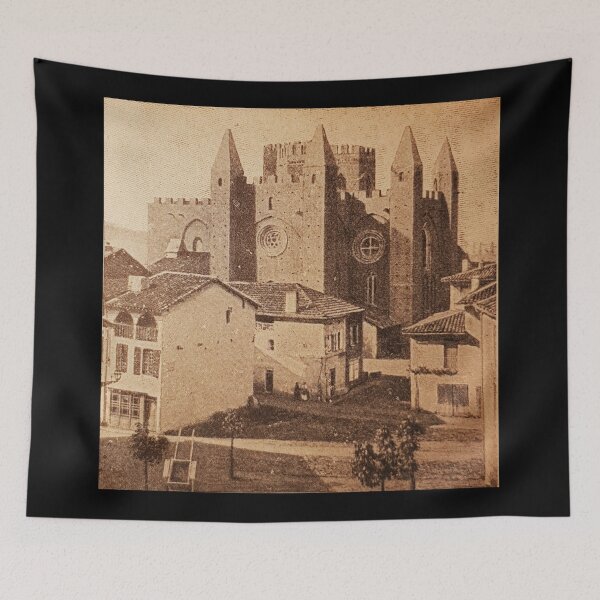 Item preview, 1900 engraving Fort Church of Our Lady of the Assumption Simorre Gers Armagnac France designed and sold by PrimitiveState.