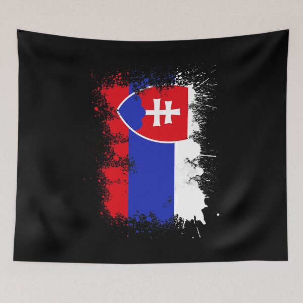 Item preview, Slovakia flag paint blob designed and sold by Argentini.