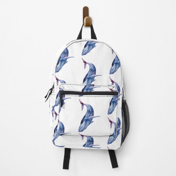 Item preview, Whale art, watercolor whale, blue whale, purple whale designed and sold by polkadotwhale.