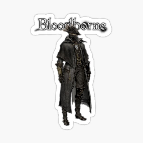 Bloodborne Hunters Sticker By CataRedBubble Redbubble   St,small,507x507 Pad,600x600,f8f8f8.u2 