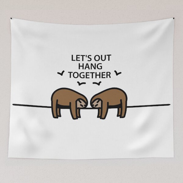 Item preview, Two sloths hang out designed and sold by spontania.