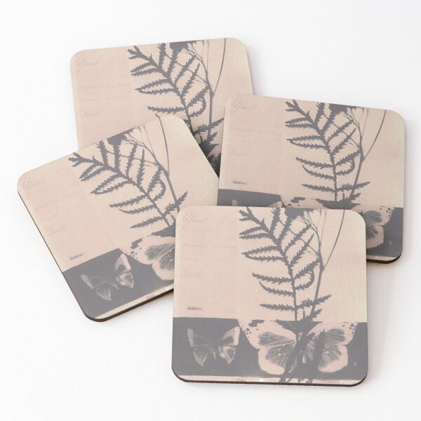 Item preview, Botanical brown floral vintage style Van Dyke handmade print 17 designed and sold by KasparekFineArt.