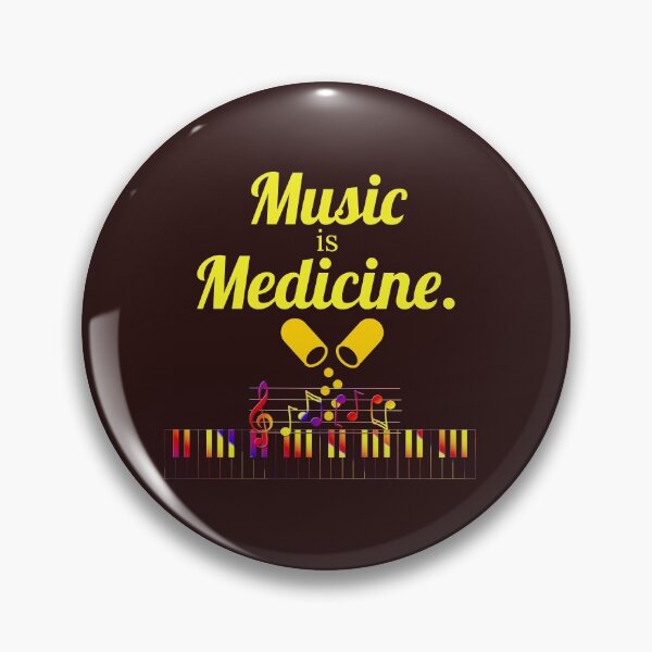 Item preview, music is medicine. designed and sold by doctors-apparel.