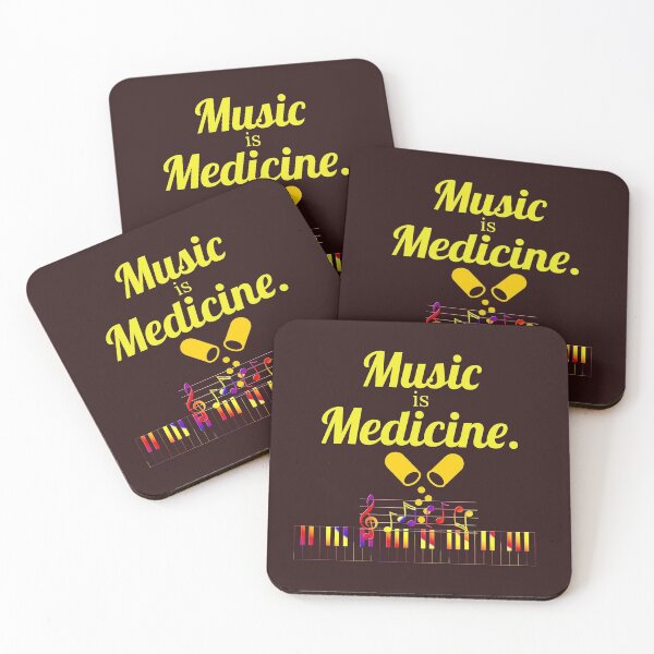 Item preview, music is medicine. designed and sold by doctors-apparel.