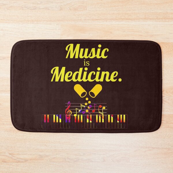 Item preview, music is medicine. designed and sold by doctors-apparel.