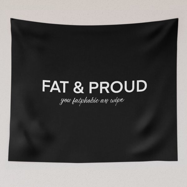 Item preview, Fat & Proud designed and sold by Nathalie Aynié.