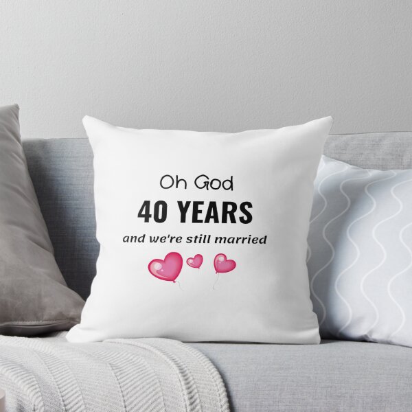 Item preview, 40th Wedding Anniversary Funny Gift for Him or Her designed and sold by TheGreekGuy.