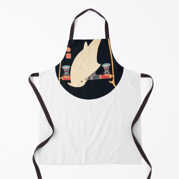 Item preview, A white Macaw Ito Jakuchu designed and sold by reasonablemunki.