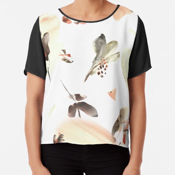 Soft Flowers Chiffon Top