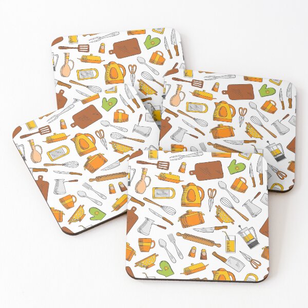 Item preview, Cute Chef Kitchen Essentials Pattern designed and sold by JustCreativity.