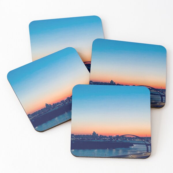 Item preview, Seoul, South Korea Sunset View designed and sold by touristkeepsake.