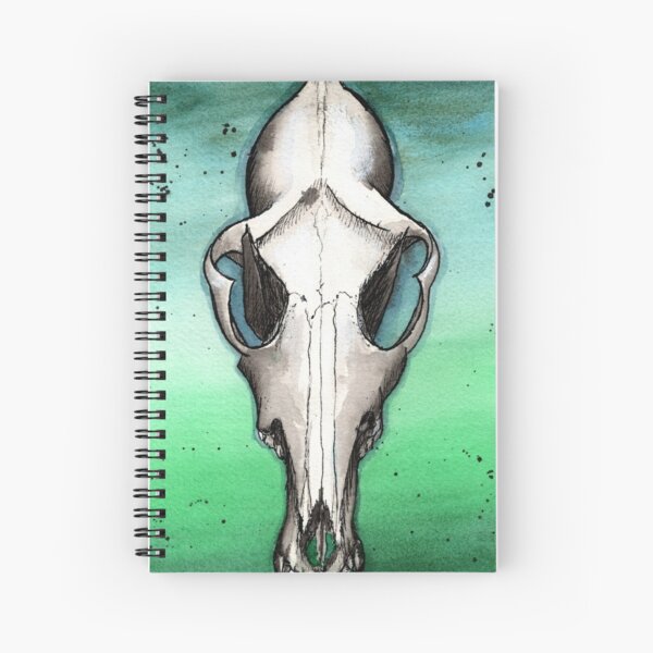 Coyote Skull #1 Spiral Notebook