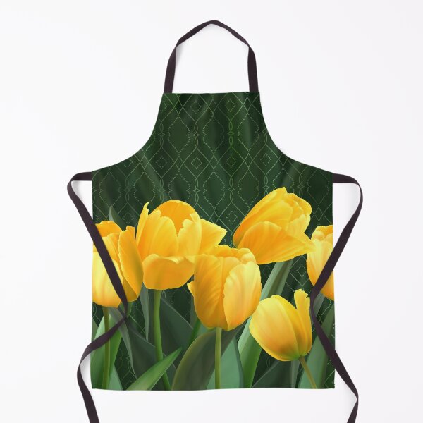 Item preview, Yellow Tulips with Pattern designed and sold by Nartissima.