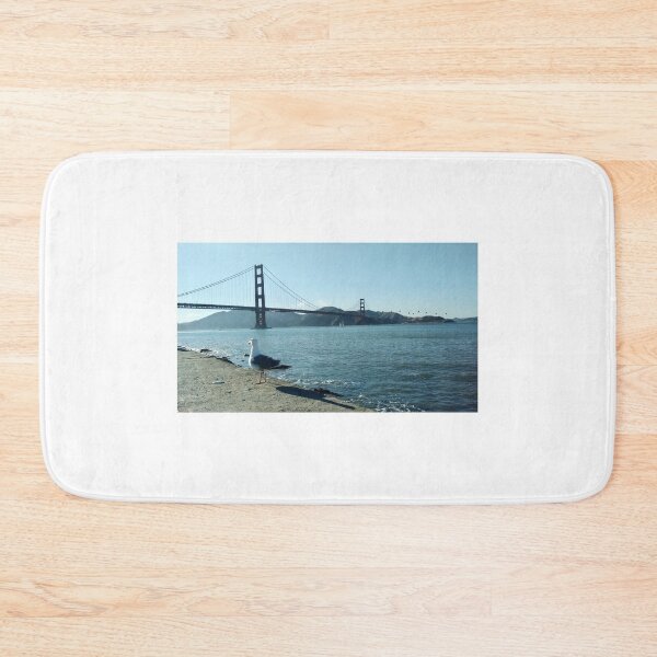 Item preview, Seagull at Golden Gate Bridge designed and sold by Syrupandspice.