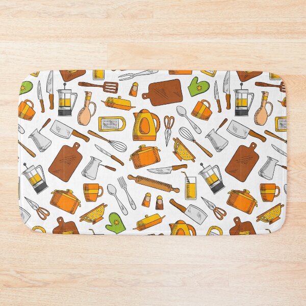 Item preview, Cute Chef Kitchen Essentials Pattern designed and sold by JustCreativity.