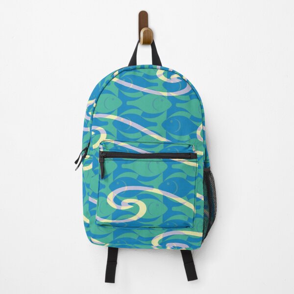 Item preview, Pattern - Fish in water with waves designed and sold by Doide.