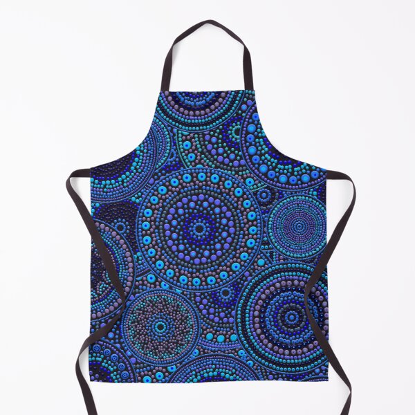Item preview, Dot Art Circles Blues designed and sold by Nartissima.