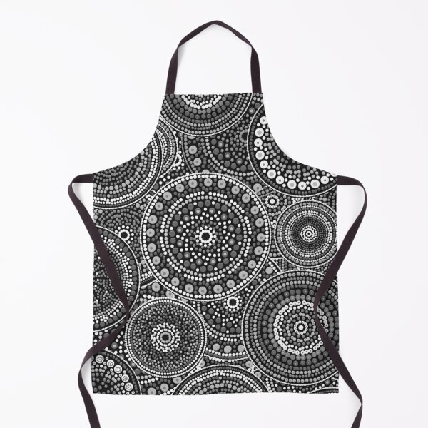 Item preview, Dot Art Circles Grayscale designed and sold by Nartissima.