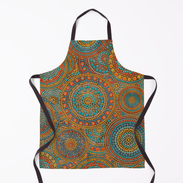 Item preview, Dot Art Circles Orange and Blues designed and sold by Nartissima.
