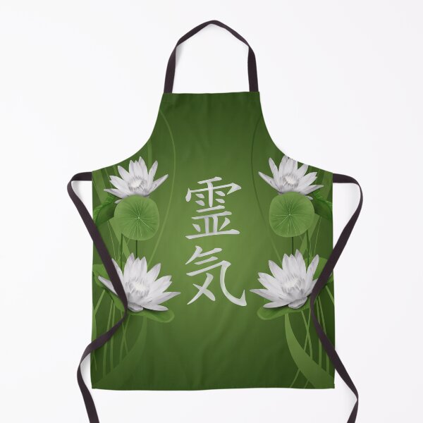 Item preview, Reiki Symbols- Lotus flowers gentle green designed and sold by Nartissima.