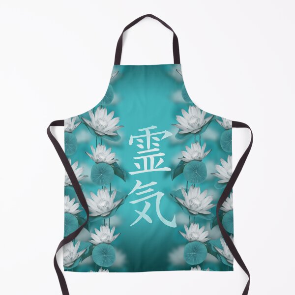 Item preview, Reiki Symbols- Lotus flowers on teal designed and sold by Nartissima.