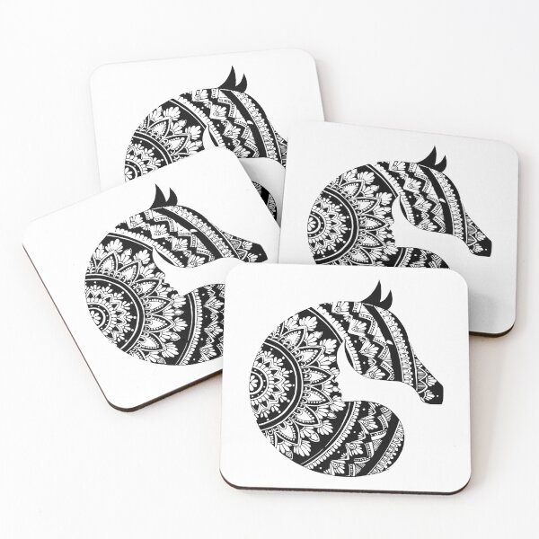 Item preview, Cute Mandala Horse Head designed and sold by MandalaApparel.