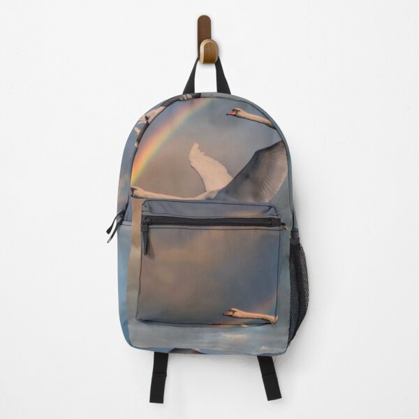 Item preview, Swans Flying in a Rainbow Sky at Sunset designed and sold by Jon Shore.