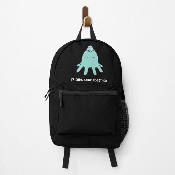 Item preview, Friends Stick Together - Light Teal on Black designed and sold by ImperfectLife.