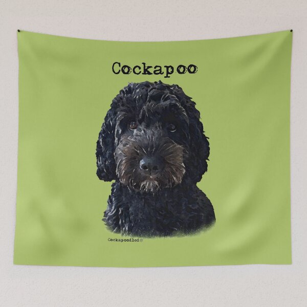 Item preview, Black Cockapoo Dog designed and sold by Happy Dog Doodles.