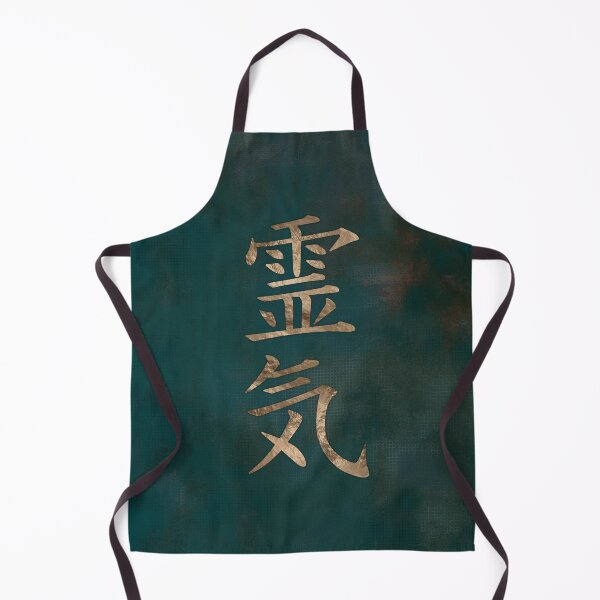 Item preview, Reiki Symbols- gold on teal vintage canvas designed and sold by Nartissima.