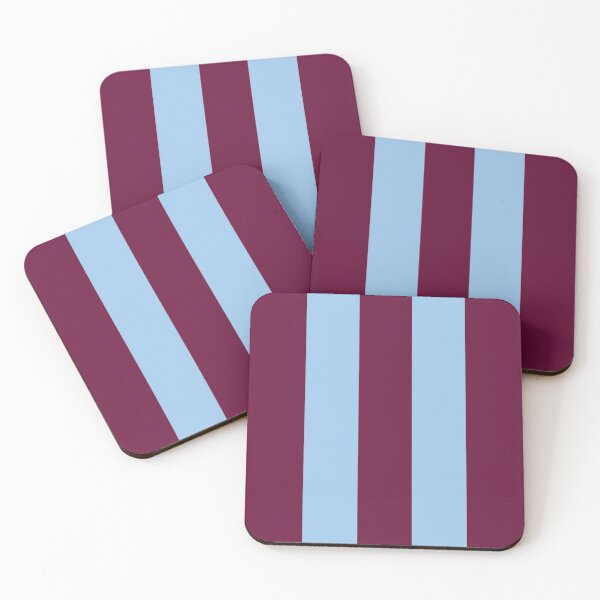 Item preview, Aston Villa Retro 2000 Claret and Blue Home Striped designed and sold by Sporting Colour.