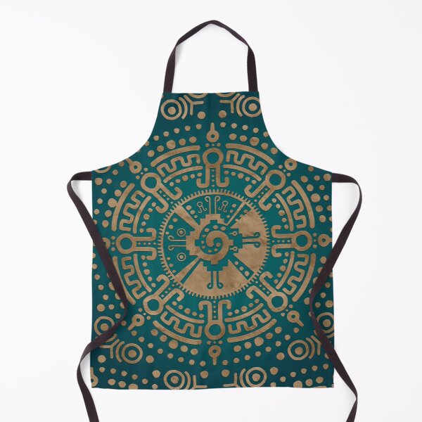 Item preview, Golden Embossed Hunab Ku Mayan symbol designed and sold by Nartissima.