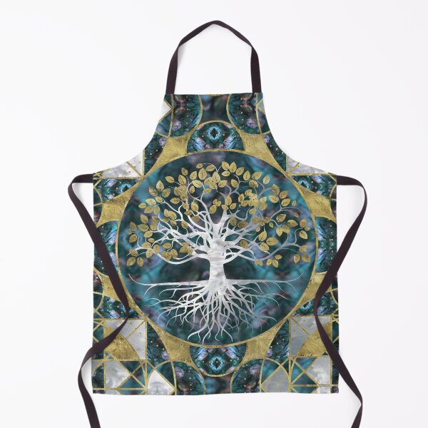Item preview, Tree of life - Yggdrasil - Marble and Gold designed and sold by Nartissima.