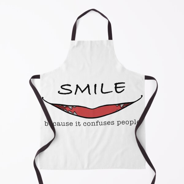 Item preview, Smile Confuses People Black designed and sold by avejane.