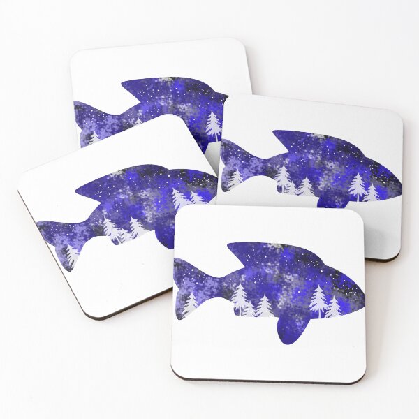 Item preview, Blue Fish abstract designed and sold by SILVERAPPLE.