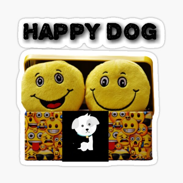 Happy dog Sticker