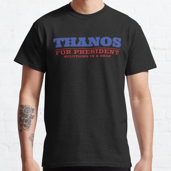 Item preview, THANOS FOR PRESIDENT SOLUTIONS IN A SNAP - FUNNY POLITICAL designed and sold by MISSHEARDLYRICS.