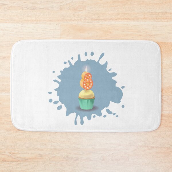 Item preview, Happy 8 birthday number 8 muffin eight years birthday card designed and sold by Urosek.