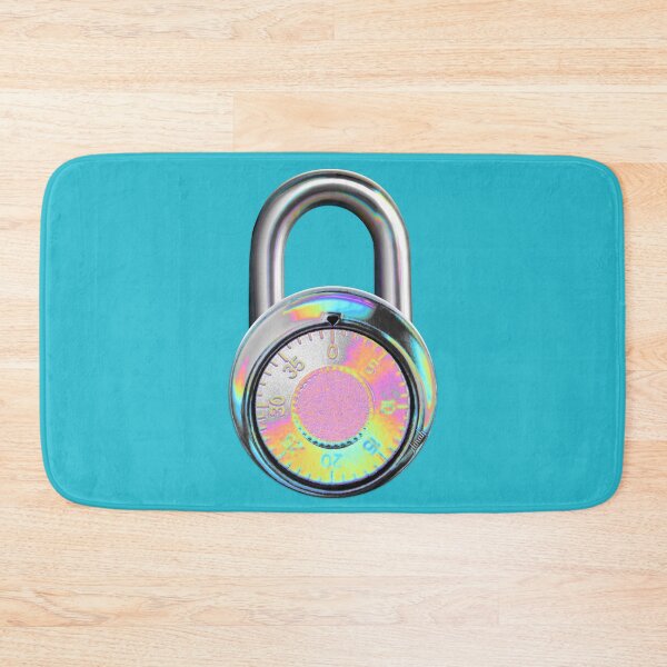 Item preview, Teal Combination Lock designed and sold by dinaaaaaah.
