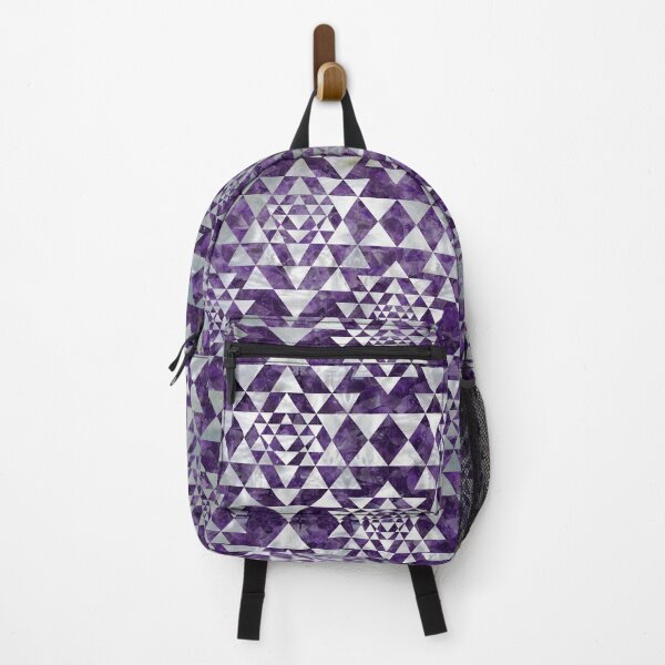 Item preview, Sri Yantra / Sri Chakra Pattern - Pearl Amethyst designed and sold by Nartissima.
