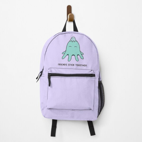 Item preview, Friends Stick Together - Light Teal on Lilac designed and sold by ImperfectLife.