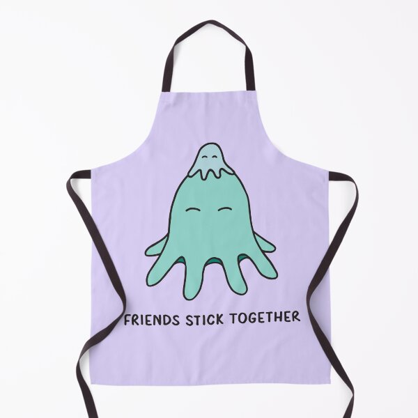 Item preview, Friends Stick Together - Light Teal on Lilac designed and sold by ImperfectLife.