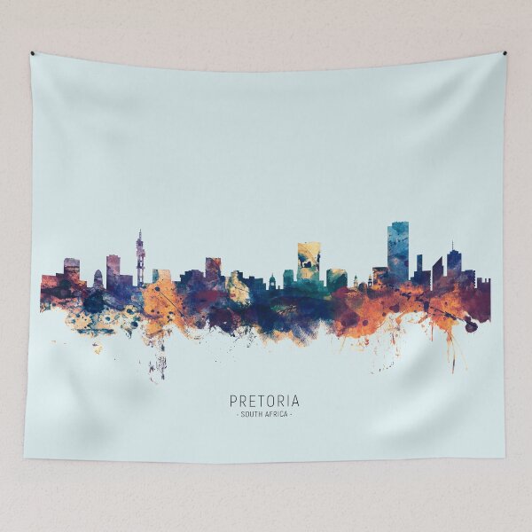 Item preview, Pretoria South Africa Skyline designed and sold by ArtPrints.