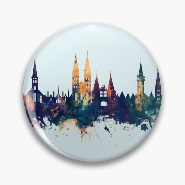 Item preview, Lubeck Germany Skyline designed and sold by ArtPrints.