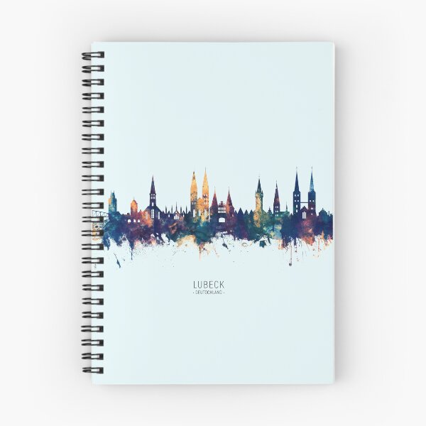 Item preview, Lubeck Germany Skyline designed and sold by ArtPrints.