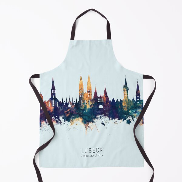 Item preview, Lubeck Germany Skyline designed and sold by ArtPrints.