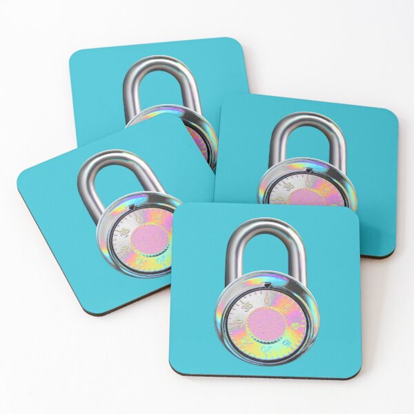 Item preview, Teal Combination Lock designed and sold by dinaaaaaah.